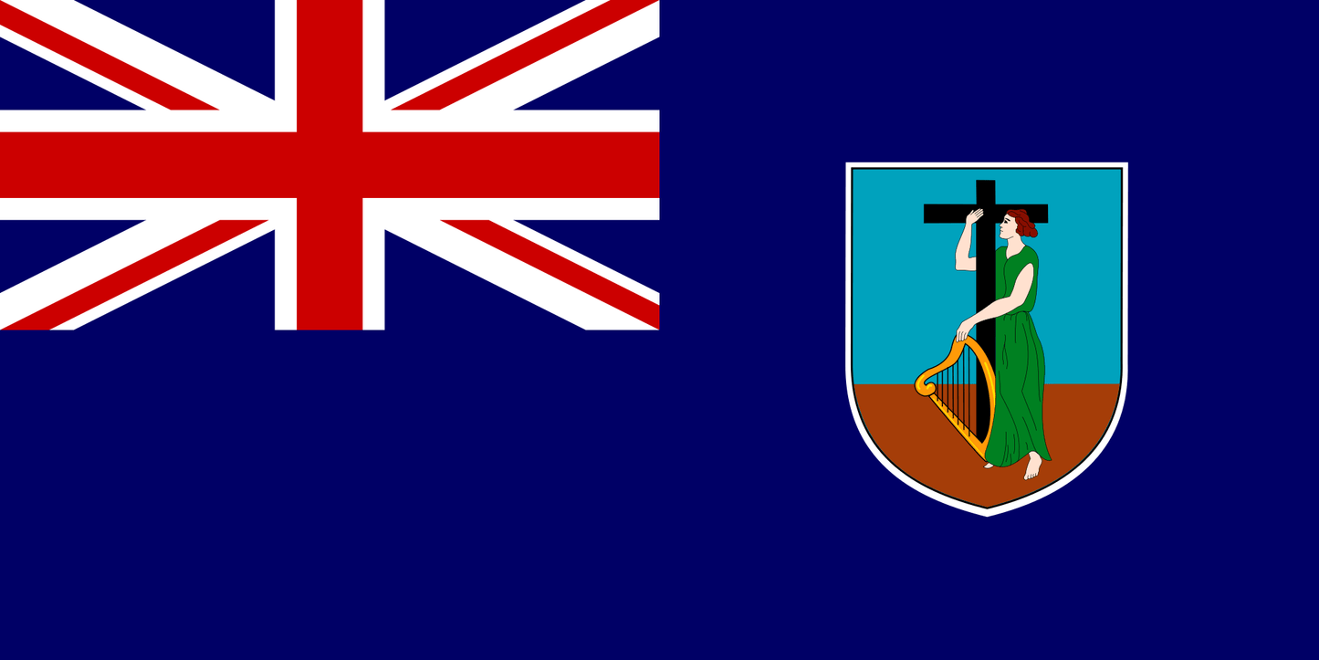 Montserrat national flag - Sewn image 0