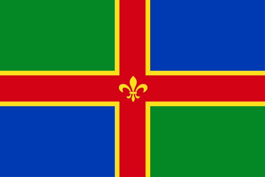 Lincolnshire County Flag - Printed image 0