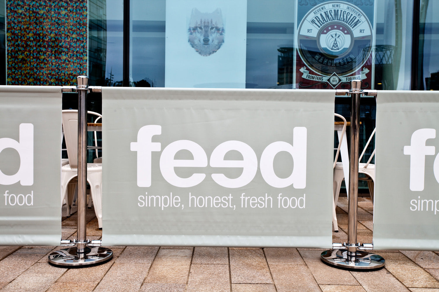 Complete Cafe Barrier system (posts & print) image 0