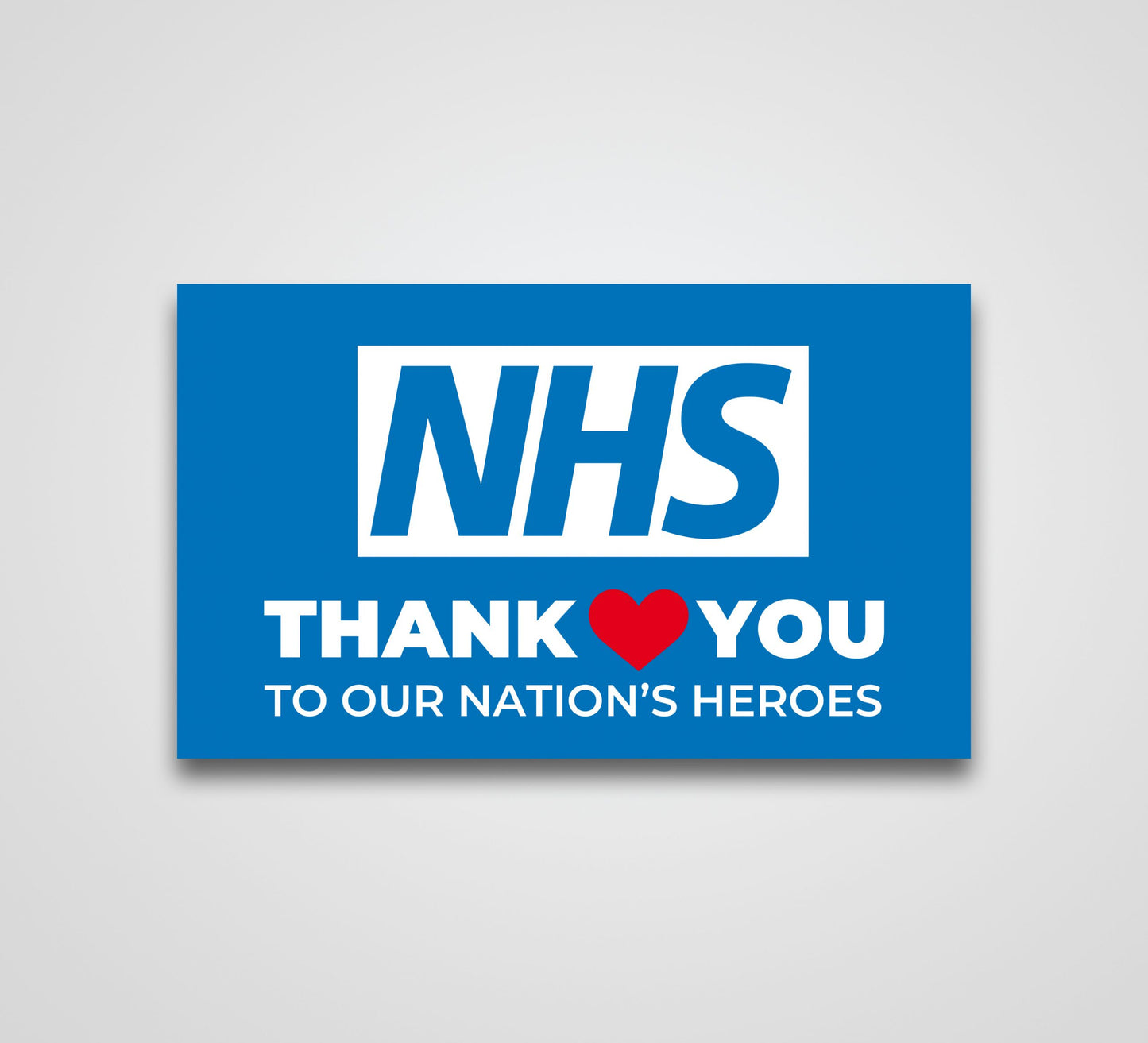NHS Thank you Flag - Printed image 0