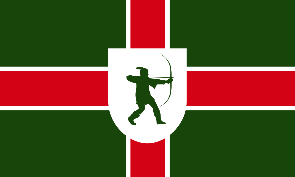 Nottinghamshire County Flag - Printed image 0