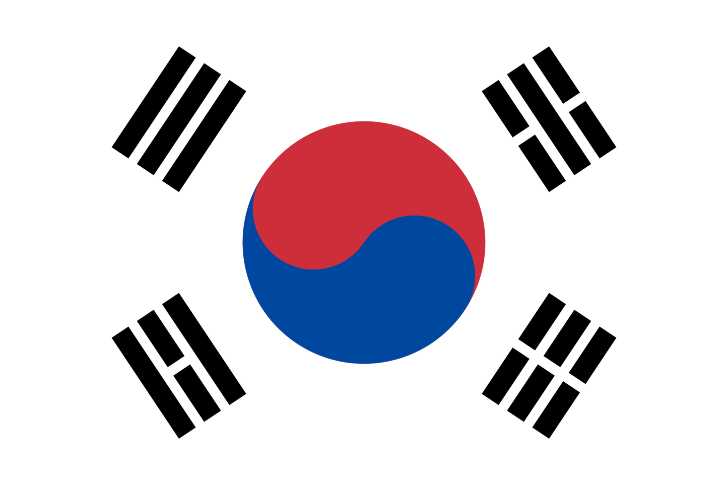 South Korea National Flag - Sewn image 0