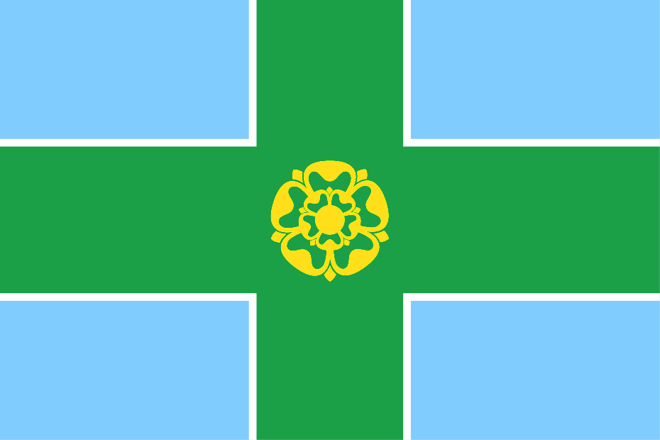 Derbyshire County Flag - Printed image 0