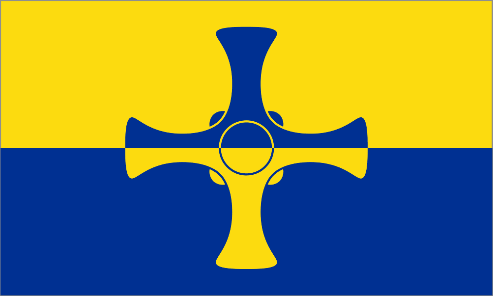 County Durham County Flag - Printed image 0