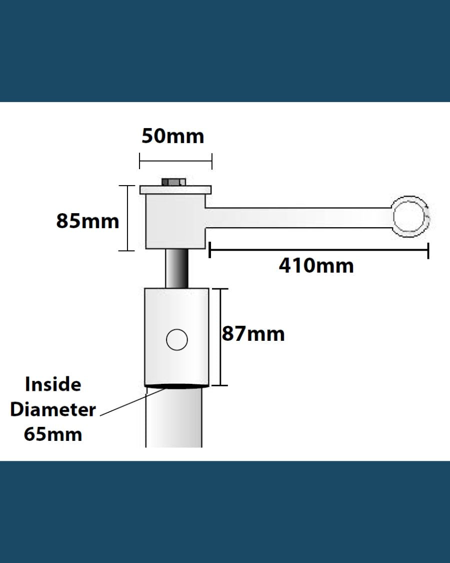 Windsock Pole Swivel Arm System