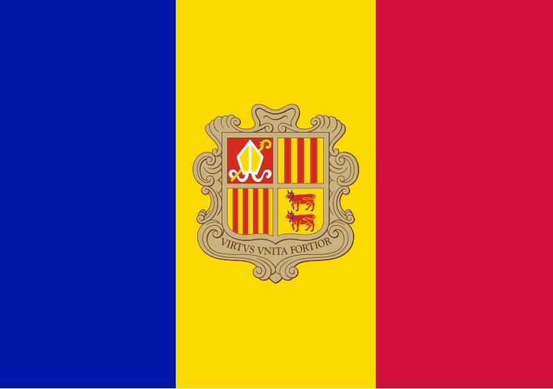 Andorra National Flag - Sewn image 0