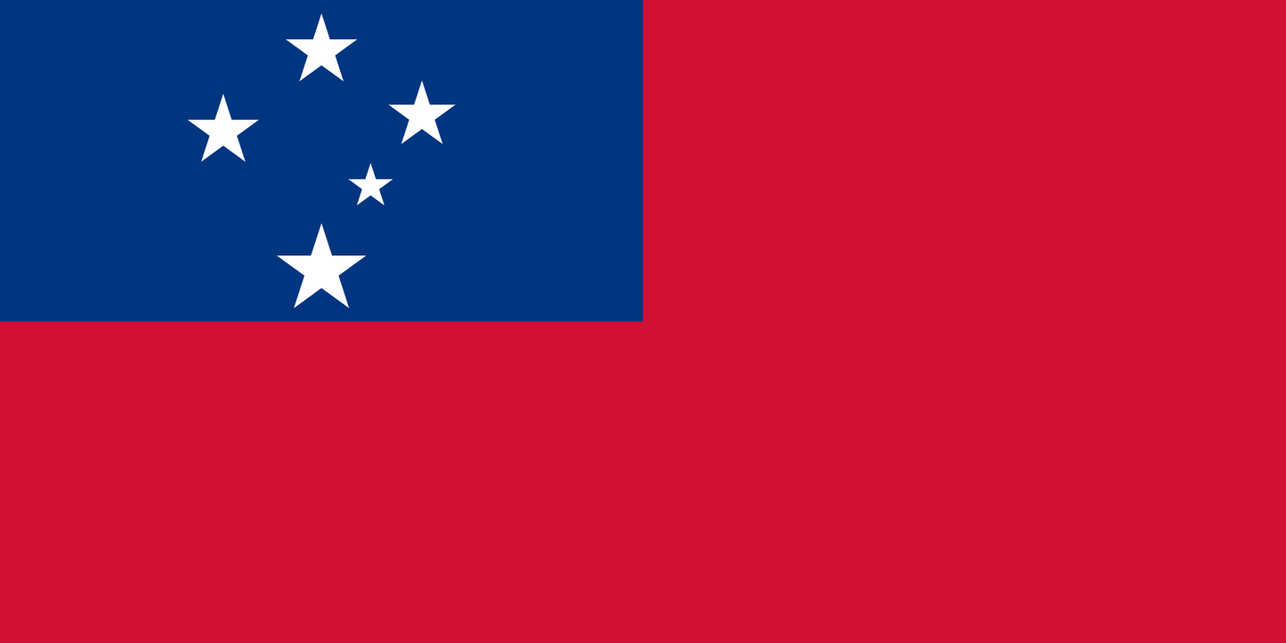 Samoa National Flag - Sewn image 0