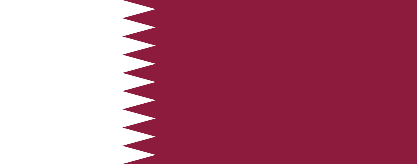 Qatar national flag - Sewn image 0