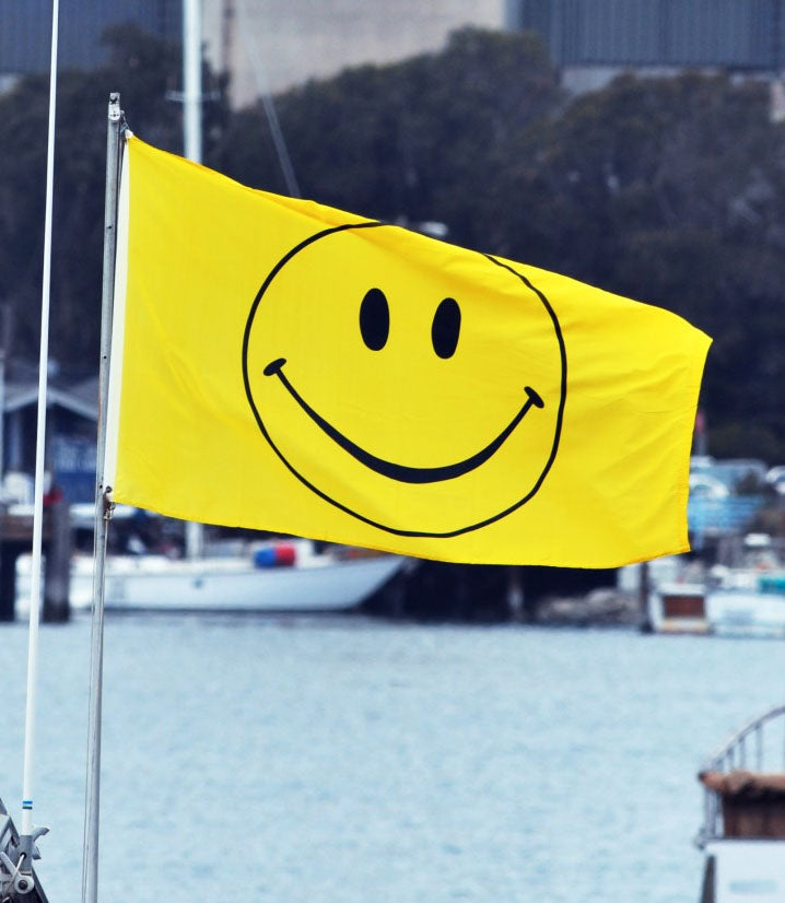 Smiley Face Flag - Printed image 0
