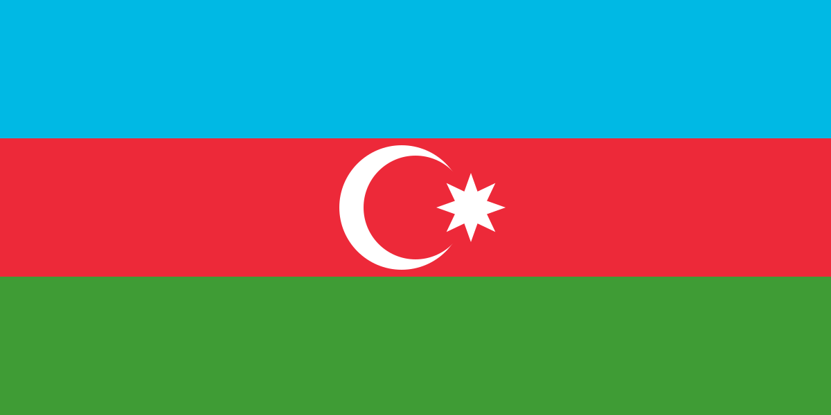 Azerbaijan National Flag - Sewn image 0