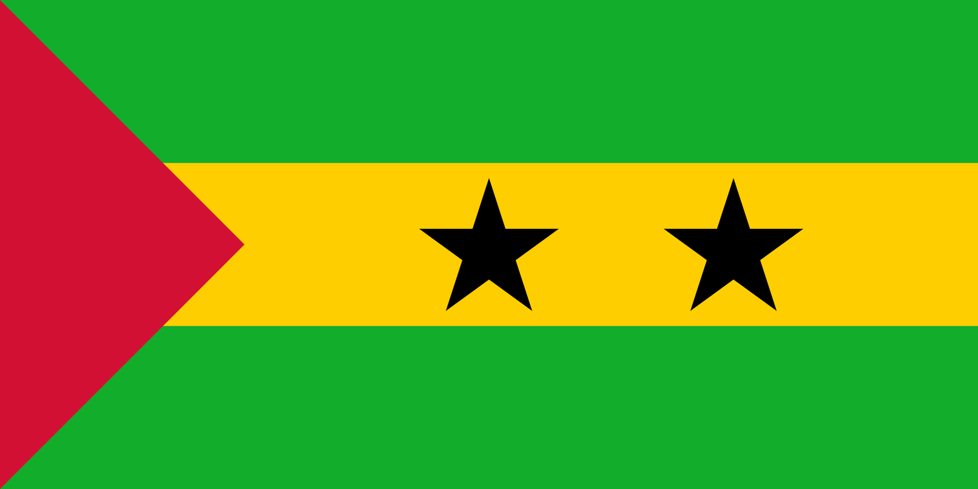 Sao Tome National Flag - Sewn image 0