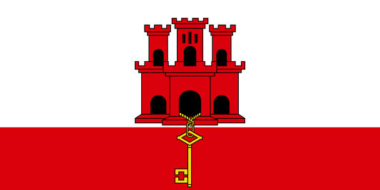 Gibraltar national flag - Sewn image 0