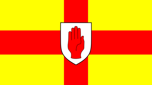 Red Hand of Ulster Irish Flag - Printed image 0