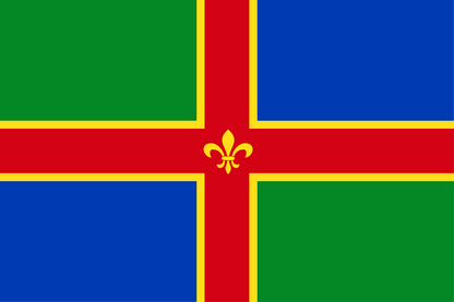 Lincolnshire County Flag - Printed image 0