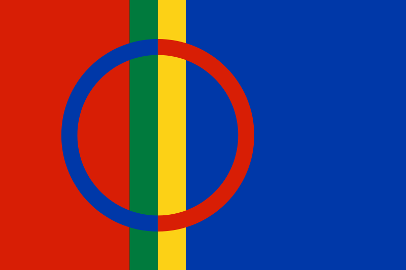 Sami national flag - Sewn image 0