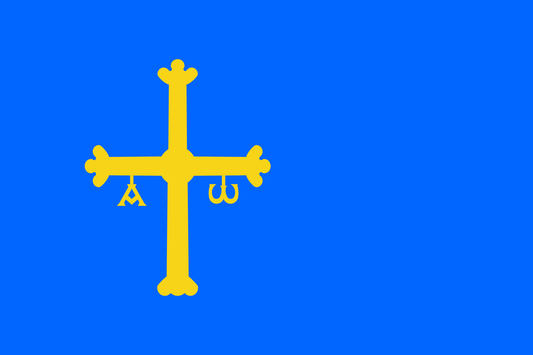 Asturias National Flag - Sewn image 0