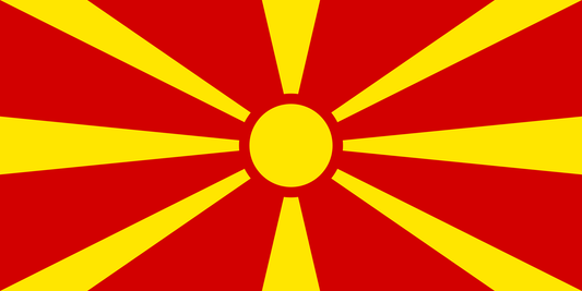Macedonia National Flag - Sewn image 0