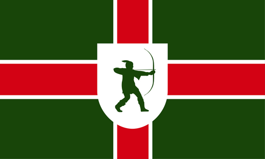 Nottinghamshire County Flag - Printed image 0