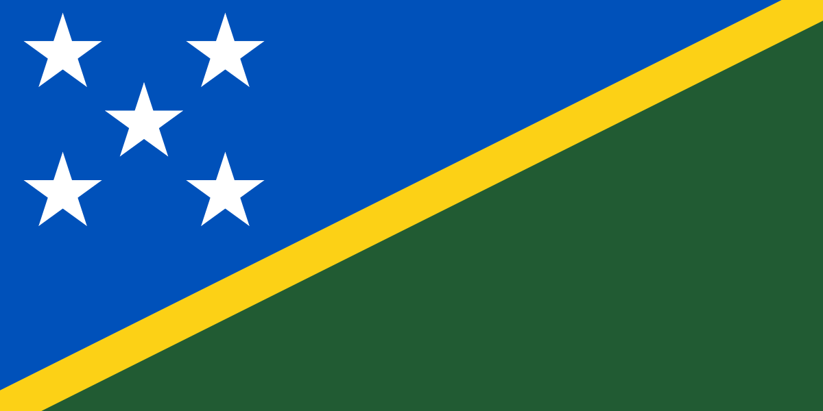Solomon Islands national flag - Sewn image 0