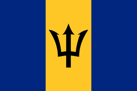 Barbados National Flag - Sewn image 0