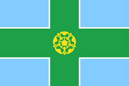 Derbyshire County Flag - Printed image 0