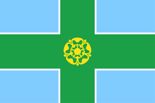 Derbyshire County Flag - Printed image 0