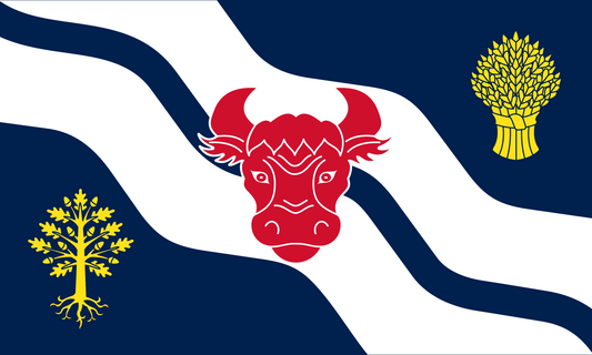 Oxfordshire County Flag - Printed image 0