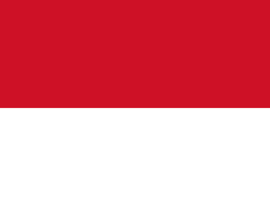 Monaco National Flag - Sewn image 0