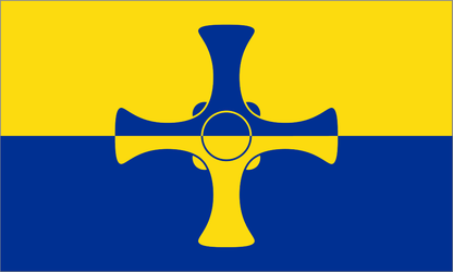 County Durham County Flag - Printed image 0