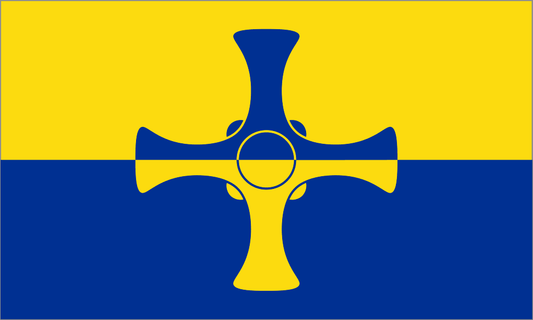 County Durham County Flag - Printed image 0