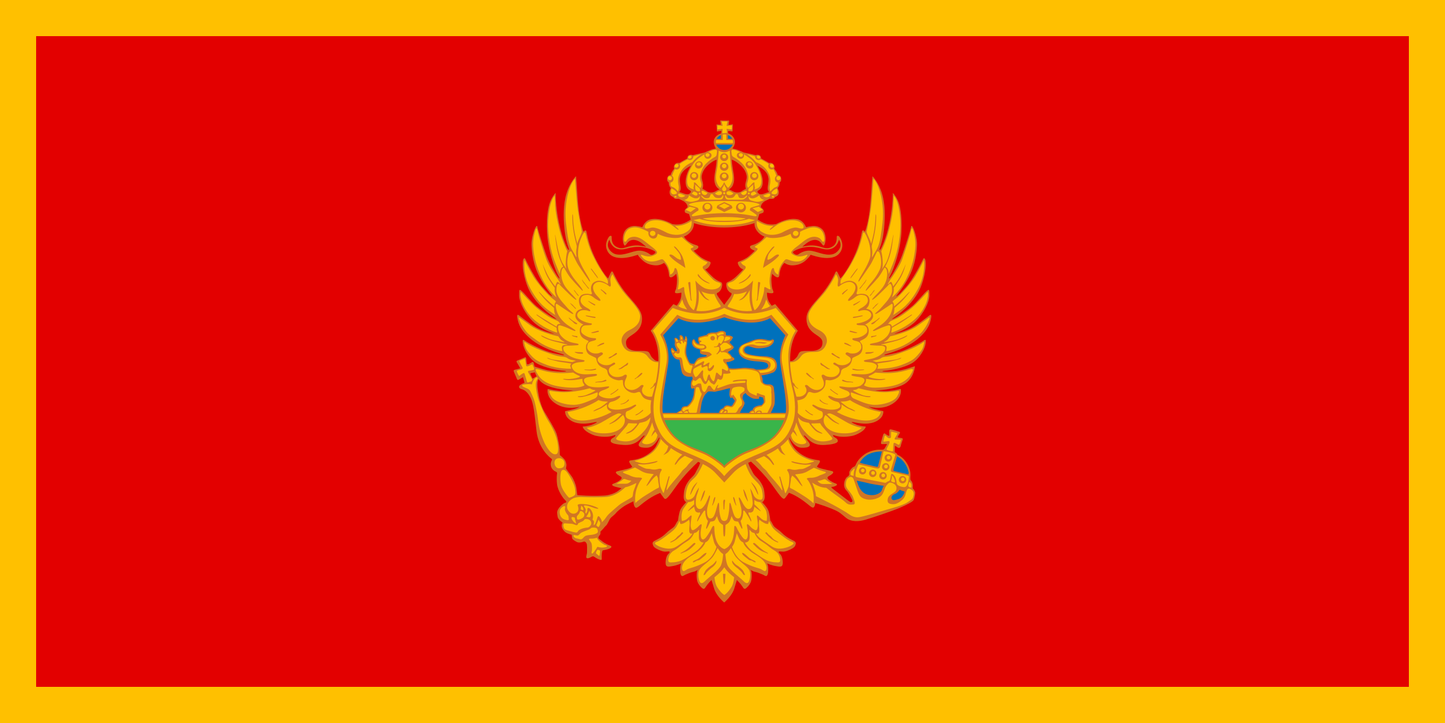 Montenegro National Flag