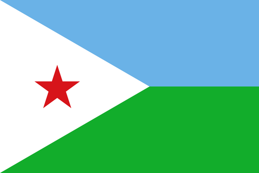 Djibouti National Flag - Sewn image 0