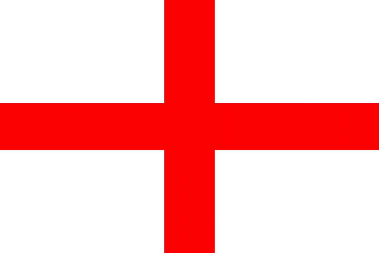 St. George Cross English National Flag - Sewn image 0
