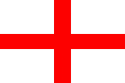 St. George Cross English National Flag - Sewn image 0