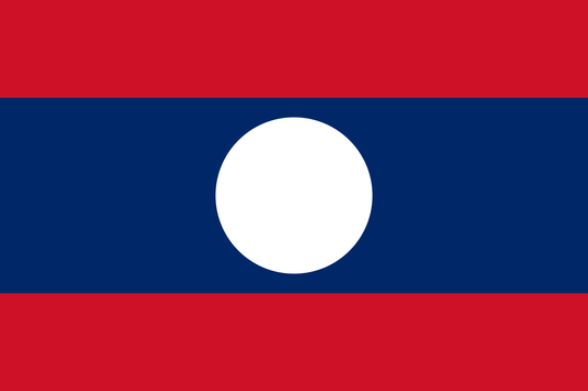 Laos National Flag - Sewn image 0