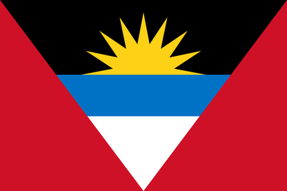 Antigua & Barbuda National Flag - Sewn image 0
