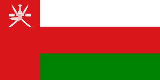Oman national flag - Sewn image 0