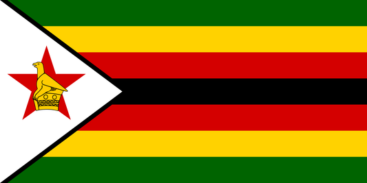 Zimbabwe national flag - Sewn image 0