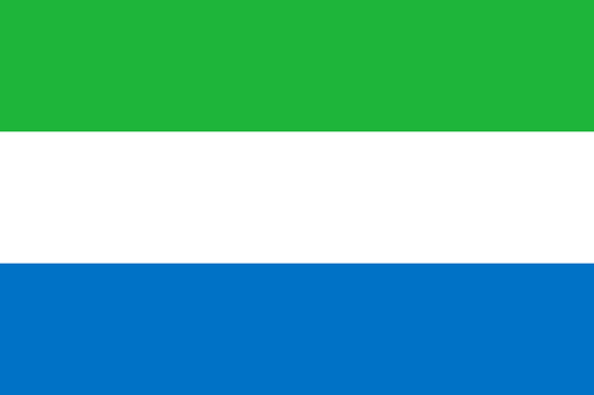 Sierra Leone National Flag - Sewn image 0