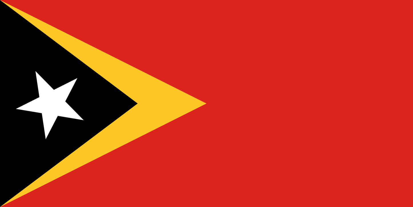 East Timor National Flag - Sewn image 0