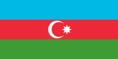 Azerbaijan National Flag - Sewn image 0