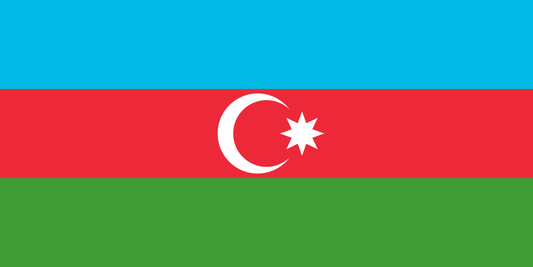 Azerbaijan National Flag - Sewn image 0